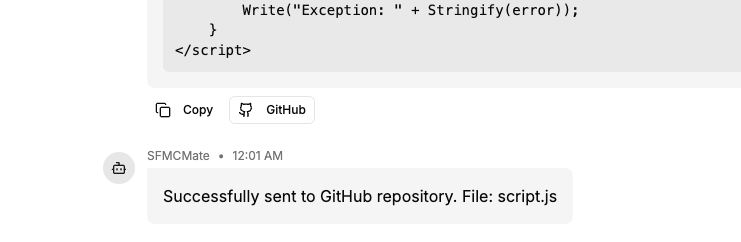Successful GitHub commit