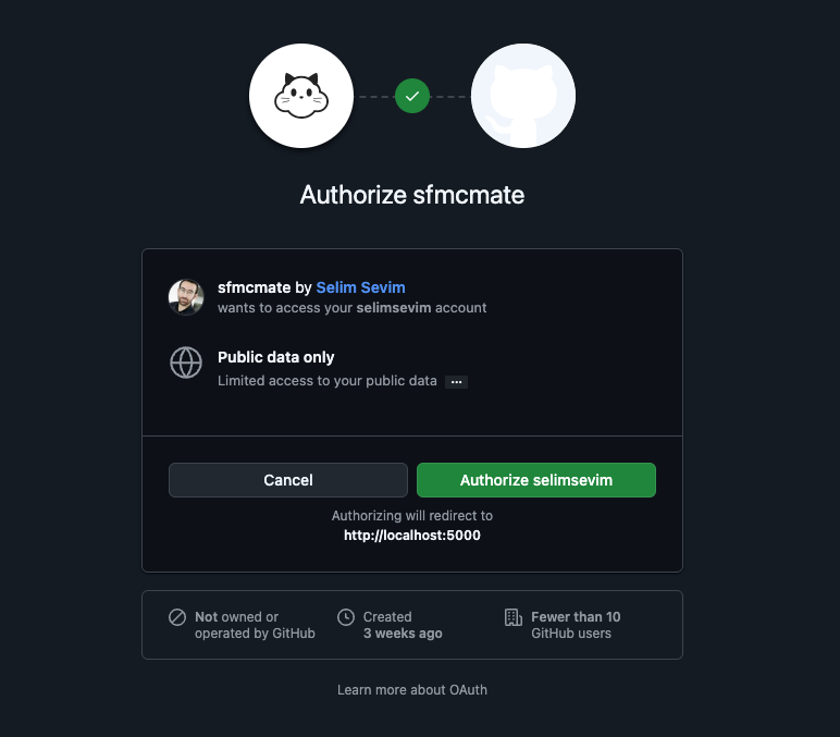 Authorize SFMCMate